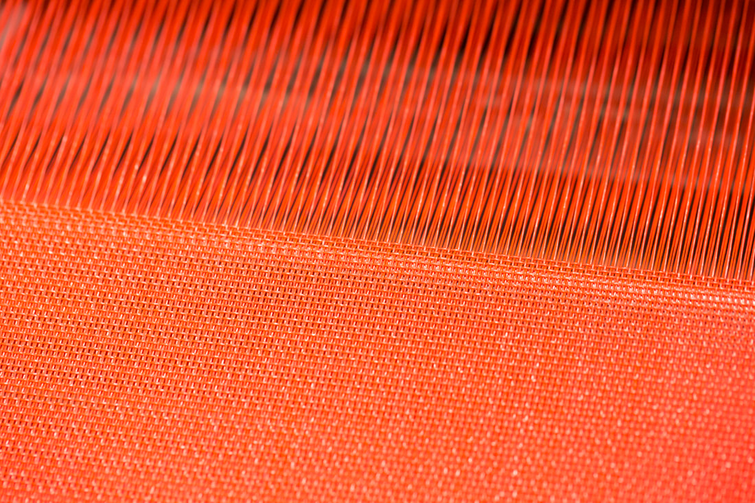 Fluorescent Orange Safety Fabric