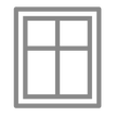 Gray window with screen icon